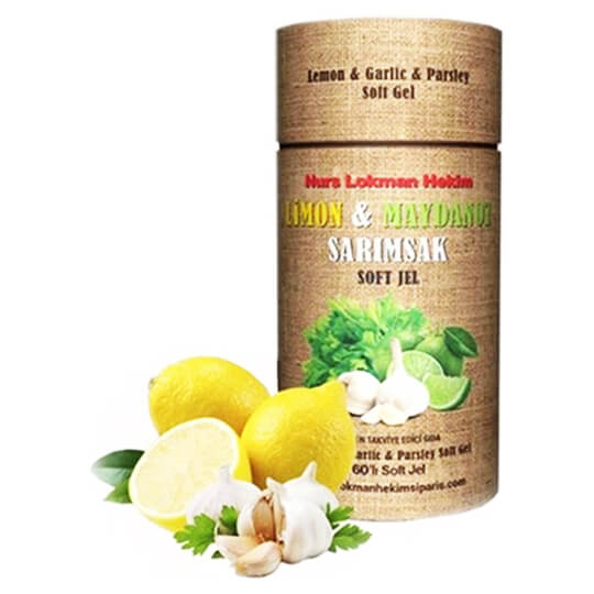 کپسول سیر، لیمو و جعفری